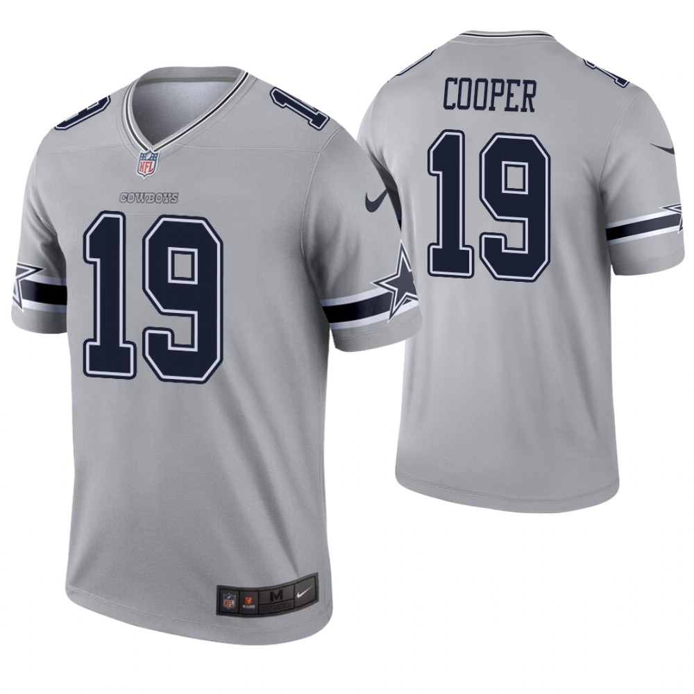 Youth Dallas Cowboys #19 Cooper Grey Nike Vapor Untouchable Limited NFL Jersey